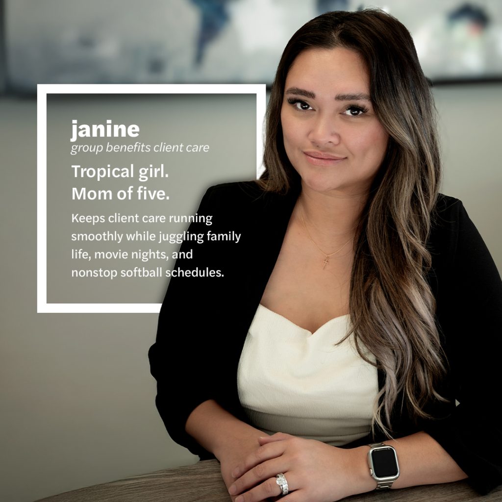 Janine, Group Benefits Client Care